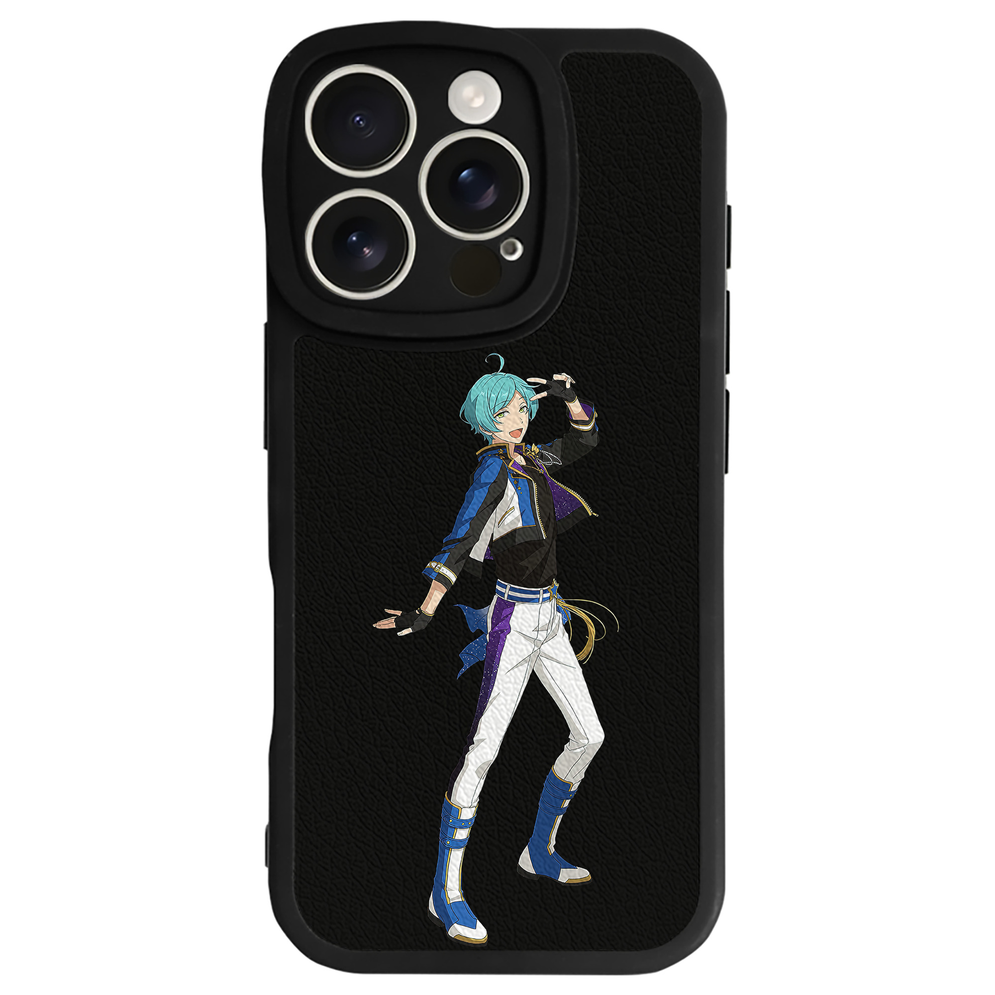 （画像用） あんさんぶるスターズ! Ensemble Stars 【iPhone 16シリーズ対応】シリコンスマホケース（レザー調） 材質：シリコン